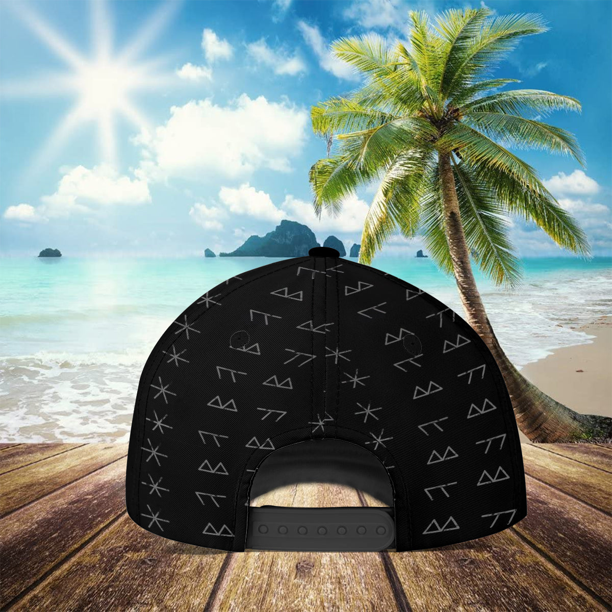 Petthouse | Viking Wolf Baseball Cap Scandinavia Pattern Baseball Cap Viking Baseball Cap Boyfriend Gift