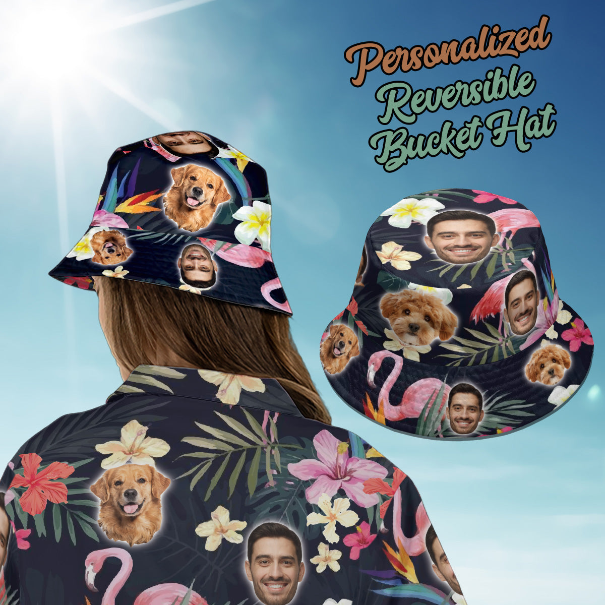 Petthouse | Custom Hawaiian Shirt With Face Funny Tropical Floral Hawaiian Shirts For Men