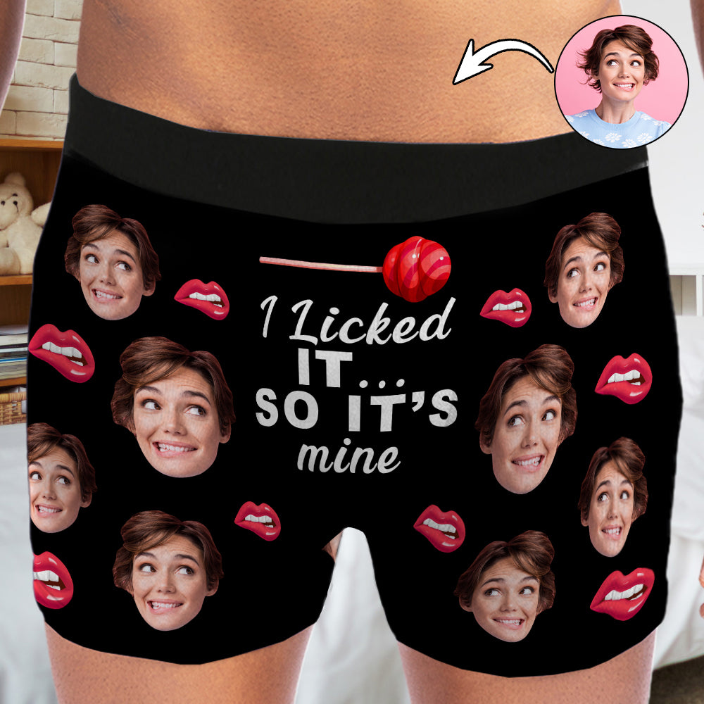 Petthouse | Personalized Photo Men's Boxer, Funny Gift For Husbands And Boyfriends, Valentine Gift For Him