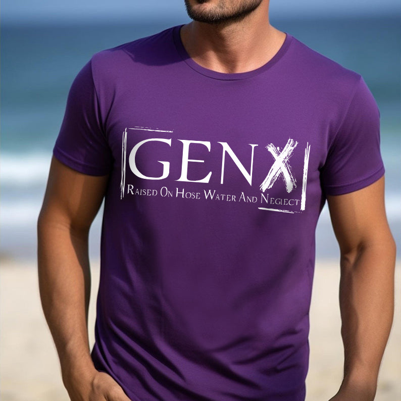 Petthouse | Gen X Raised On Hose Water And Neglect T-shirt, Sarcastic Shirt, Funny Quotes Shirt,