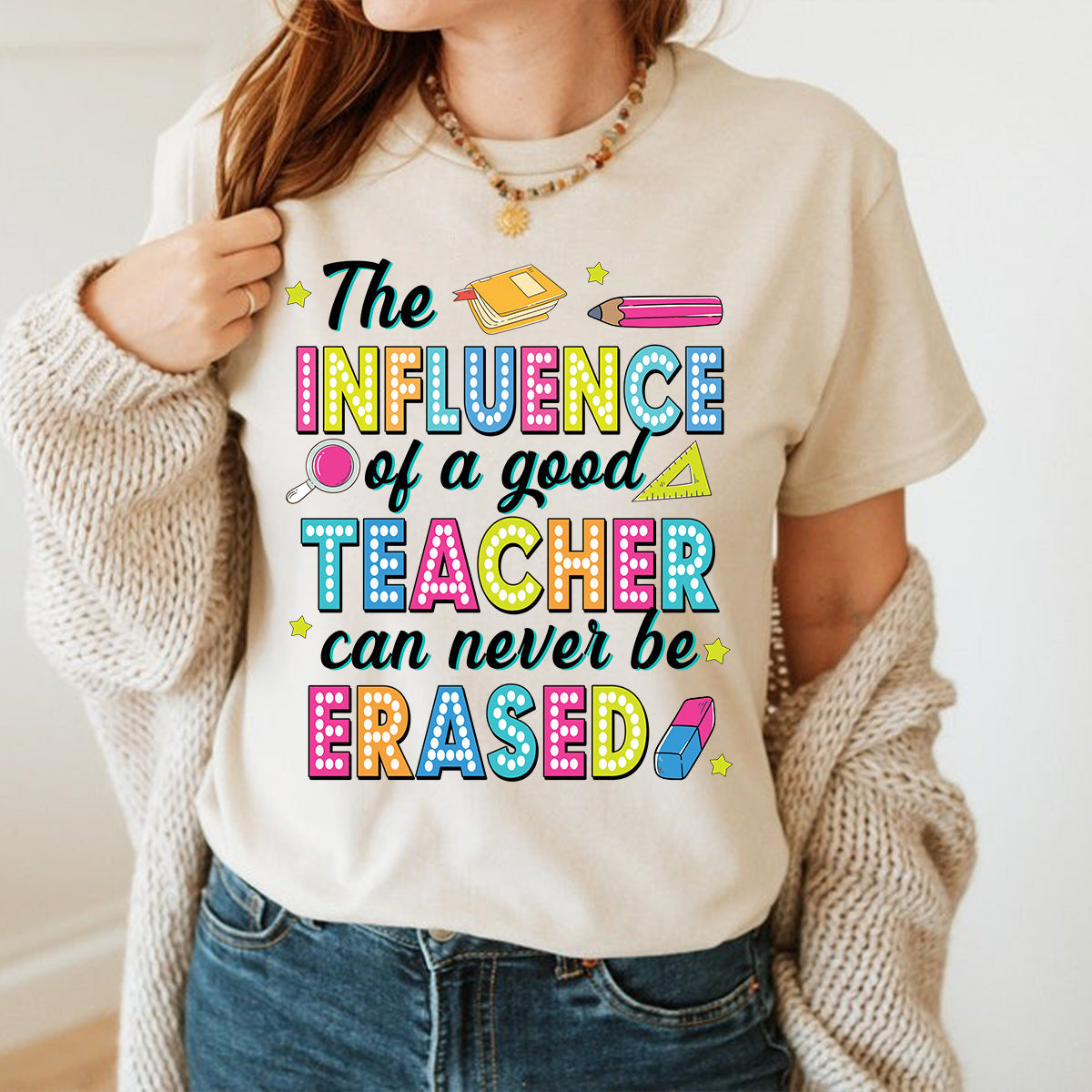 Teacher Life Shirt, Teach Love Inspire Shirt, Teacher Appreciation Gift, Teacher Gift, Back To School Gift, Teacher Sweatshirt Hoodie Gift Mug