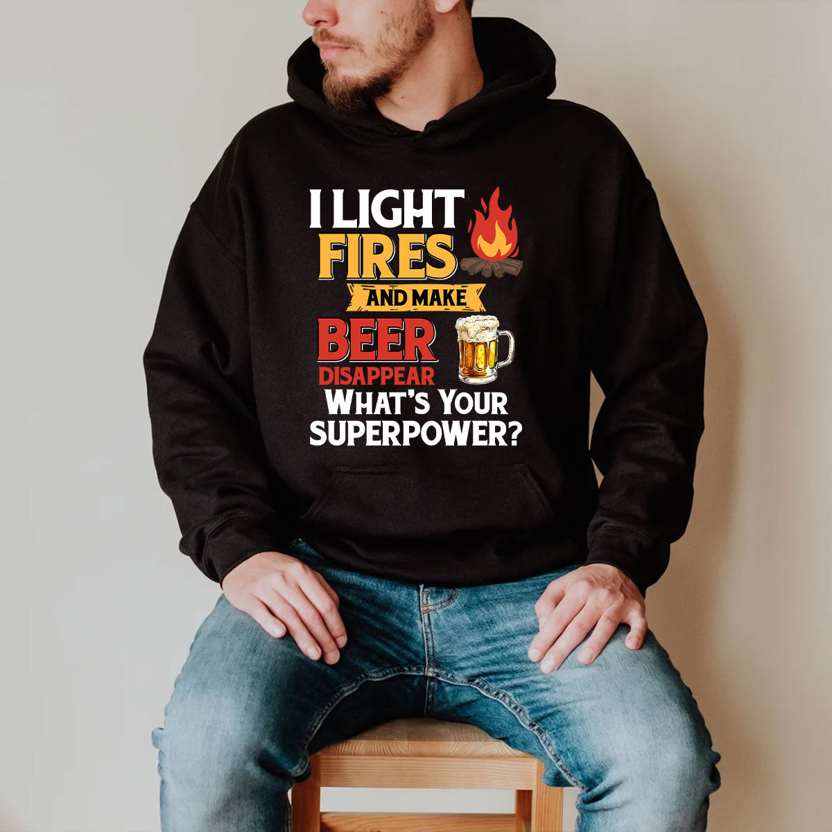 Camping Shirt, I Light Fires And Make Beer Disappear, Funny Camping Shirt, Camping Hoodie Sweatshirt, Camper Mug