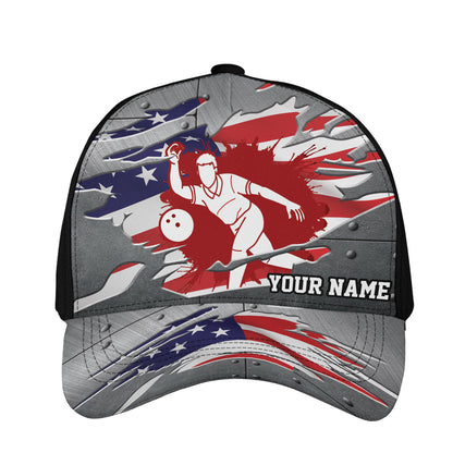 Petthouse | Custom Bowling Ball Hat Bowling Hat With Name Gifts For Bowling Player Birthday Gift For Bowling Lover Him Husband Friends Sport Lover