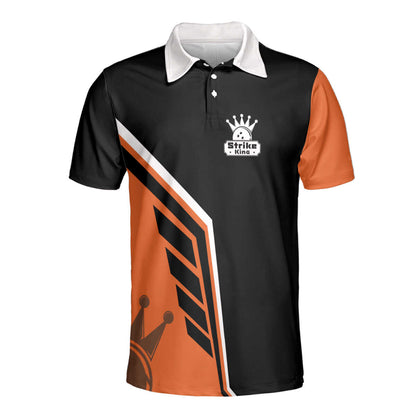 Petthouse | Bowling Polo Shirt, Bowling Strike King Polo Shirt, Bowling Ball Fire Polo Shirt