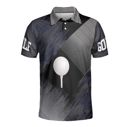 Petthouse | Golf Ball Polo Shirt, Golf Polo Shirts, Golf Geometric Polo Shirt, Golf Player Gift