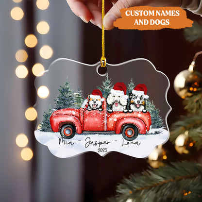 Petthouse | Personalized Pets Christmas Ornament, Dog Xmas Ornament, Xmas Ornament, Dog Pet Lover Gift