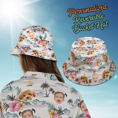 Petthouse | Personalized Hawaiian Shirt With Face, Summer Family Shirt, Summer Party Gift