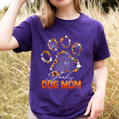 Petthouse | Dog Mom Halloween Shirt, Spooky Dog Mom Halloween, Mom Ghost Halloween, Gift Halloween