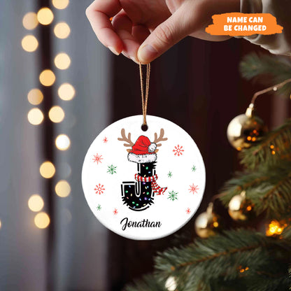 Petthouse | Personalized 2025 Family Ornament, Family Keepsake, Monogram Ornament, Christmas Gift