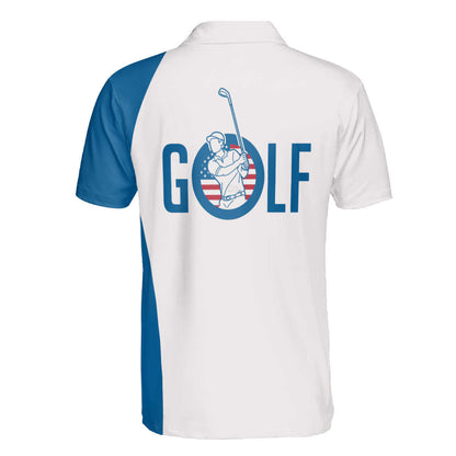 Petthouse | Golf Man Polo Shirt Golf Court Mens Polo Shirt American Golfer Golf Dad Gift