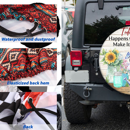 Petthouse | Floral Vases Positive Durable Tire Protector Farmhouse Style Make It Amazing Tire Spare Tire Cover