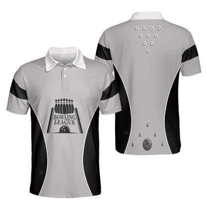 Petthouse | Bowling League Polo Shirt Bowling Strike Polo Shirt Unisex Bowling Lover Gift