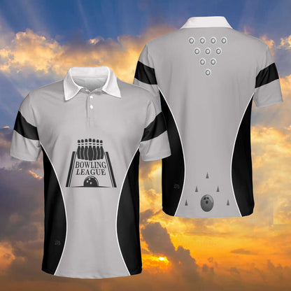 Petthouse | Bowling League Polo Shirt Bowling Strike Polo Shirt Unisex Bowling Lover Gift