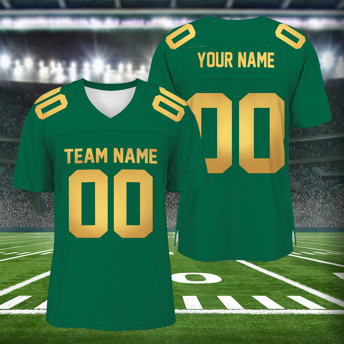 Petthouse | Personalized Football Shirt, Custom Team Name Number Shirt, Matching Football Team Jersey, Football Team Gift