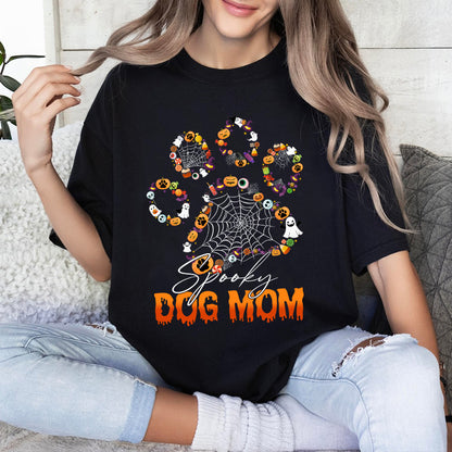 Petthouse | Dog Mom Halloween Shirt, Spooky Dog Mom Halloween, Mom Ghost Halloween, Gift Halloween