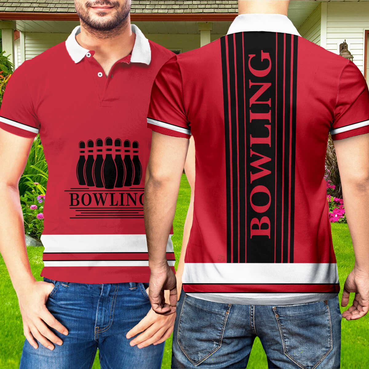 Petthouse | Bowling Polo Shirt Bowling Lover Polo Shirt For Mens Polo Shirt Unisex Bowling Player