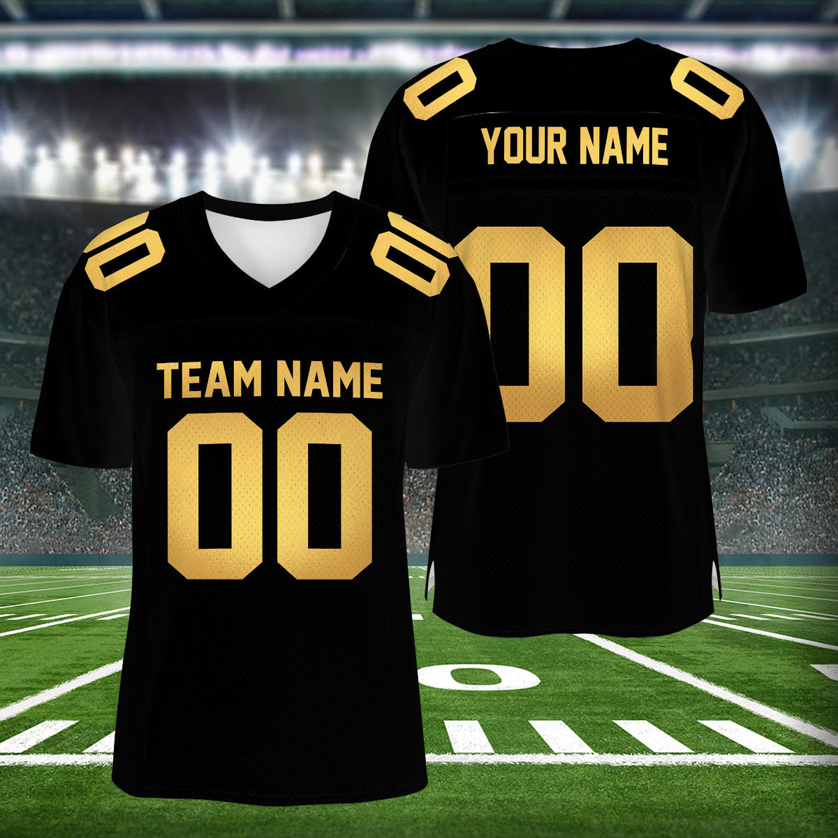 Petthouse | Personalized Football Shirt, Custom Team Name Number Shirt, Matching Football Team Jersey, Football Team Gift