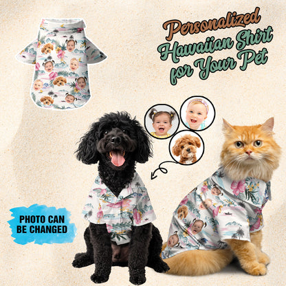 Petthouse | Personalized Hawaiian Shirt With Face, Summer Family Shirt, Summer Party Gift