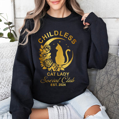 Petthouse | Childless Cat Lady Shirt, Childless Cat Lady Social Club Shirt, Girl Power 2024 Shirt