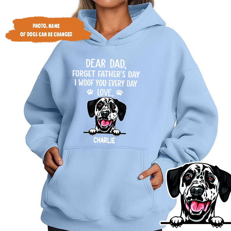 Petthouse | Customized Dear Dad Forget Father's Day Shirt, Dog Dad Father's Day Gift, Gift For Dog Lover