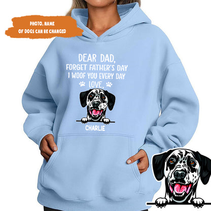 Petthouse | Customized Dear Dad Forget Father's Day Shirt, Dog Dad Father's Day Gift, Gift For Dog Lover