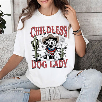 Petthouse | Childless Dog Lady Shirt, 2024 Childless Dog Women Shirt, Womens Power, Gift For Dog Loves