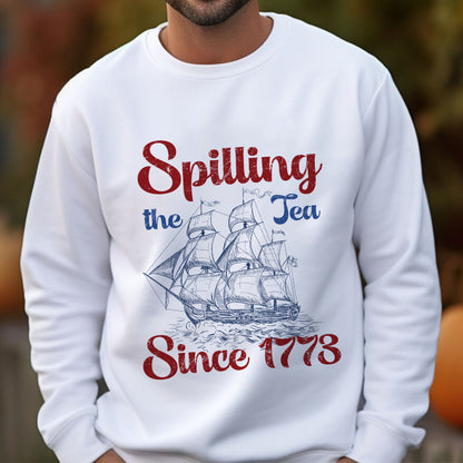 Petthouse | Spilling The Tea Since 1773 Shirt, 4th Of July Shirt, Usa Boston Tea Party, Fourth Of July