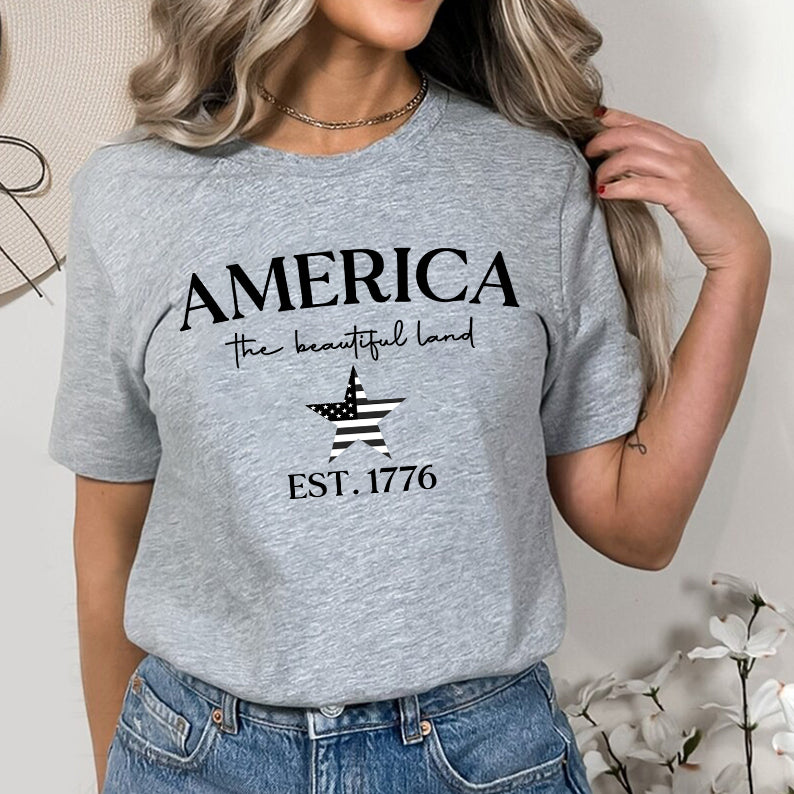 Petthouse | Independence Day Shirt, America The Beautiful Shirt, American 1776 Shirt, 4th Of July Shirt