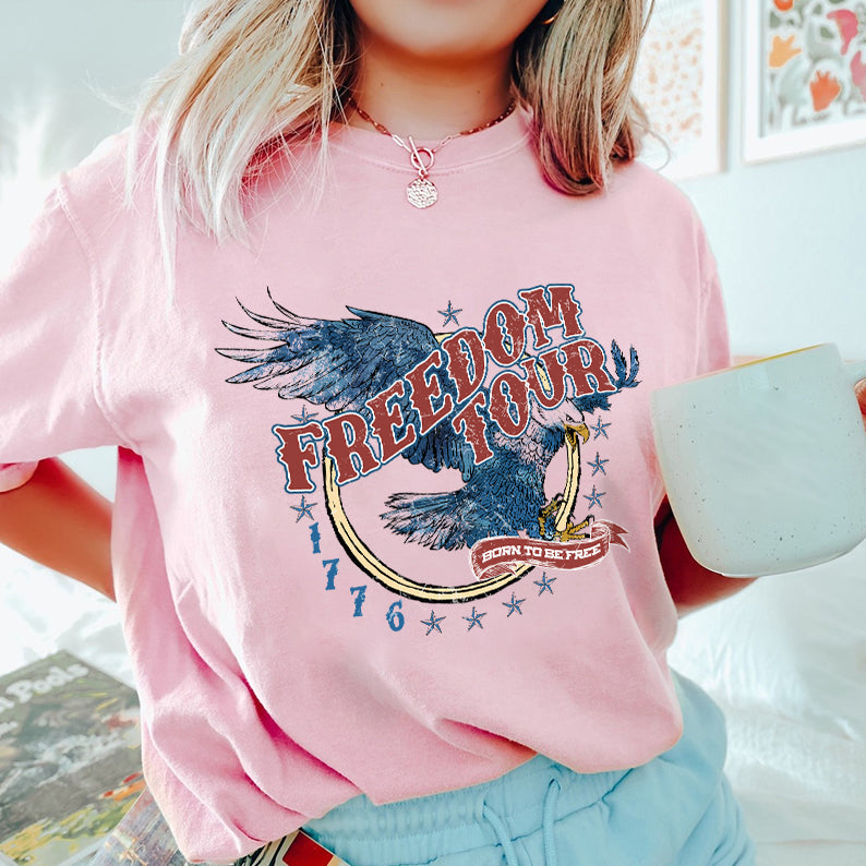 Petthouse | Freedom Tour 1776 T-shirt, Eagle 4th Of July Shirt, Freedom Shirt, Independence Day