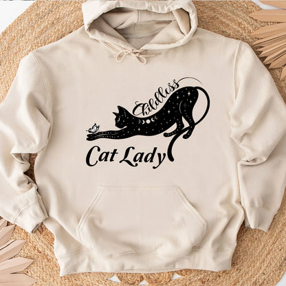 Petthouse | Childless Cat Lady Shirt For Woman, Cat Lady 2024 Shirt, Childless Cat Ladies, Black Cat