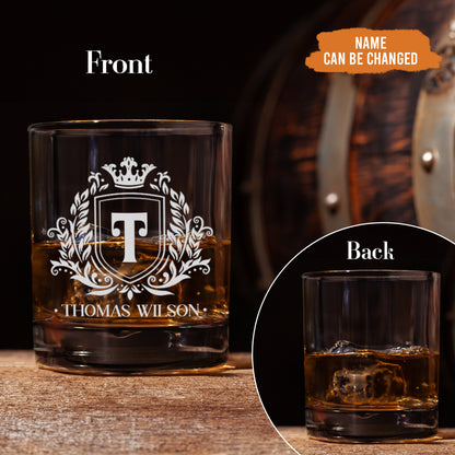 Petthouse | Custom Name Whisky Glass, Beer Can, Engraved Glass Whiskey Glass With Name