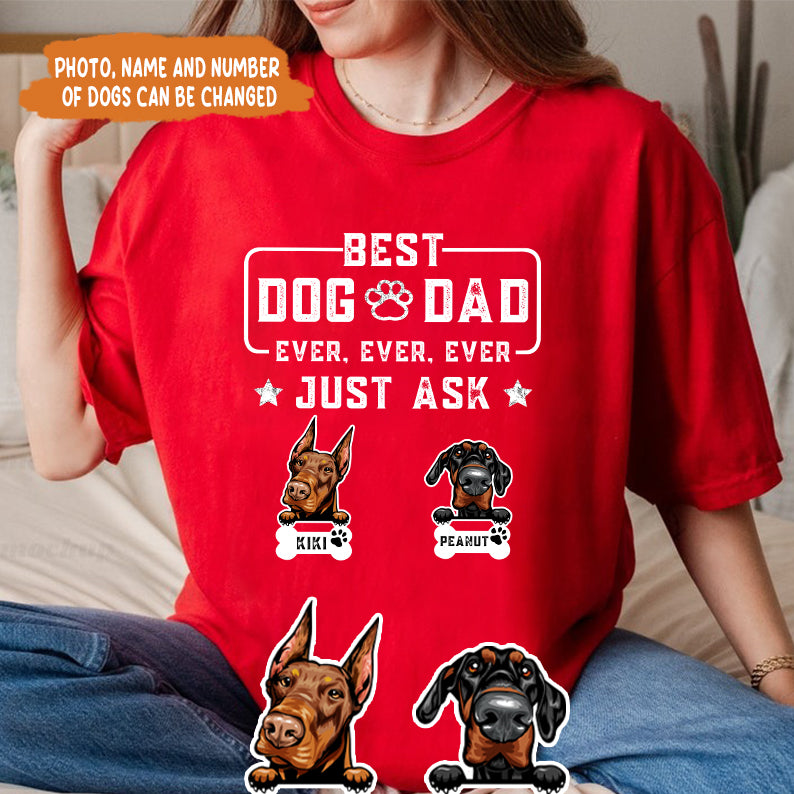 Petthouse | Customized Dog Dad Shirt, Best Dog Dad Ever Shirt, Fathers Day Shirt, Gift For Dog Dad