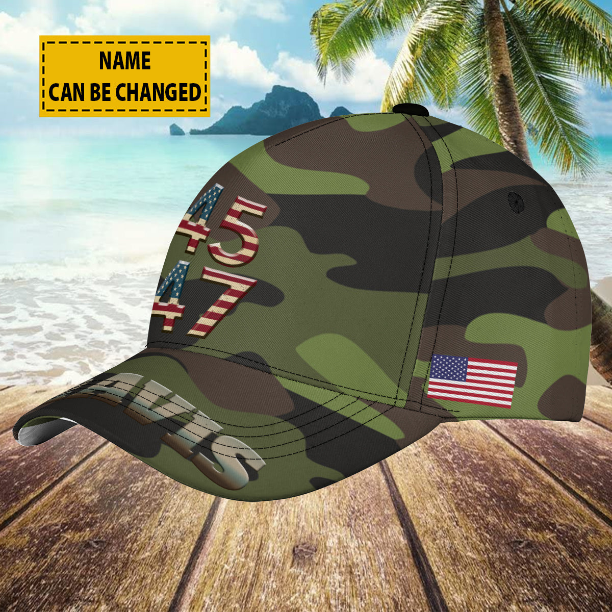 Petthouse | Customized Memorial Day Baseball Cap Camo Pattern Travel Hat Veteran Day Summer Hat Gifts For Soldier