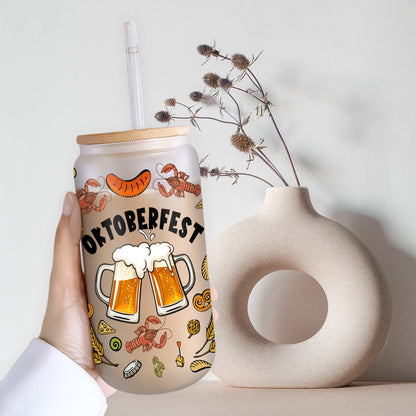 Petthouse | Oktoberfest Beer Festival Glass Can, Man Oktoberfest Beer Cup, Funny Oktoberfest Gift