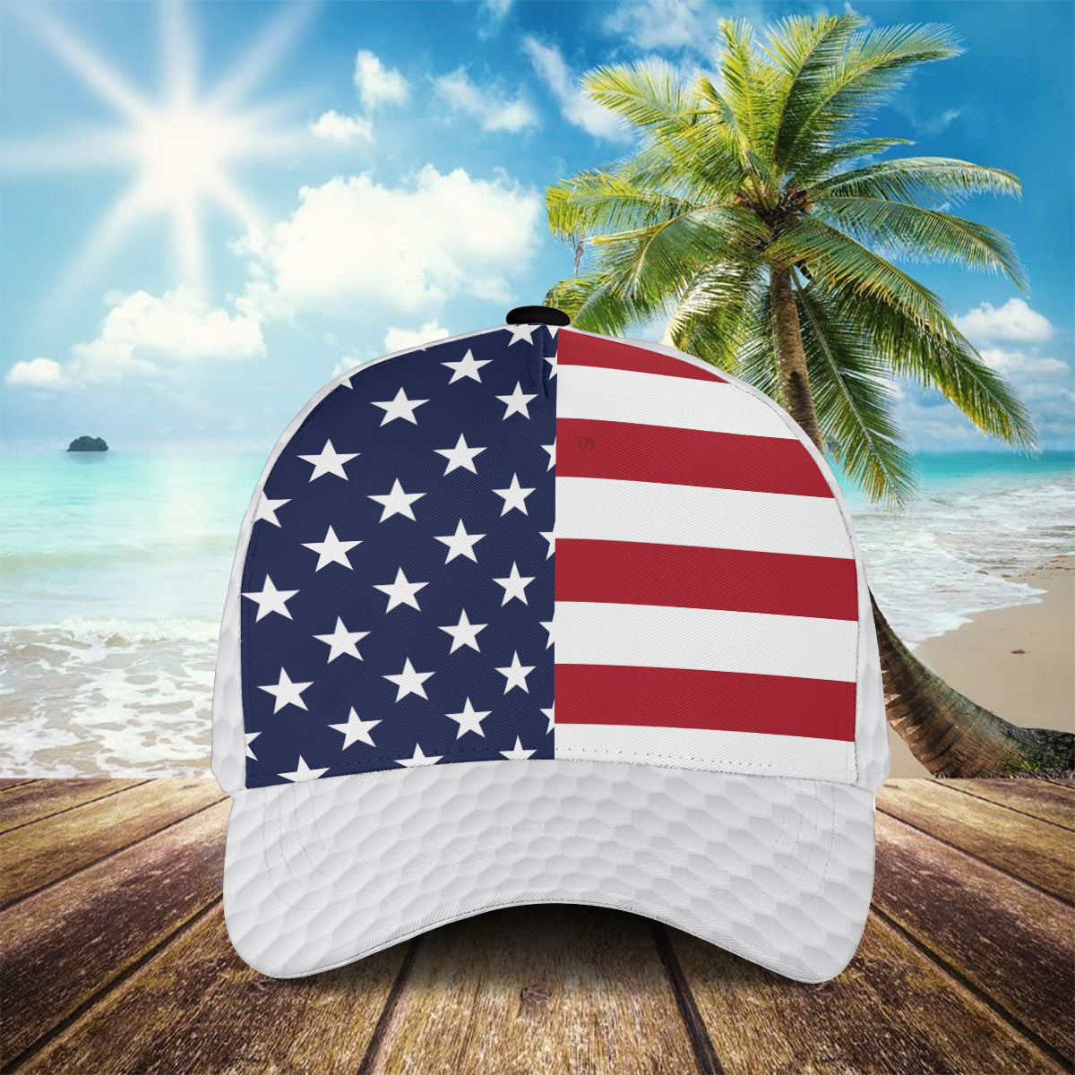 Petthouse | Golf American Flag Cap Patriotic Golf Sport Hat Golfer Classic Cap Golf Lovers Hat Wear Gift Golf Players