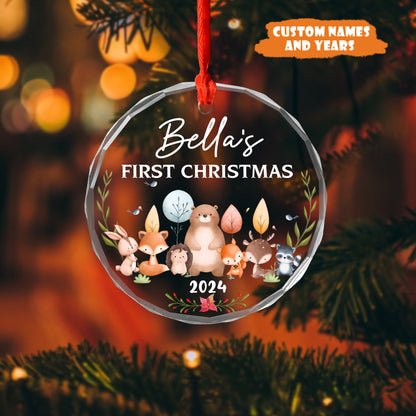 Petthouse | Personalized Baby's First Christmas Ornament 2024, Christmas Ornament, Baby Ornament Xmas