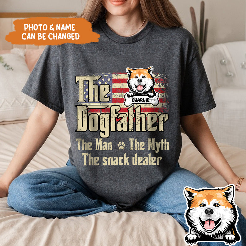 Petthouse | Personalized The Dog Father T Shirt, Dog Dad Shirt, Father's Day Gift, Dog Lovers