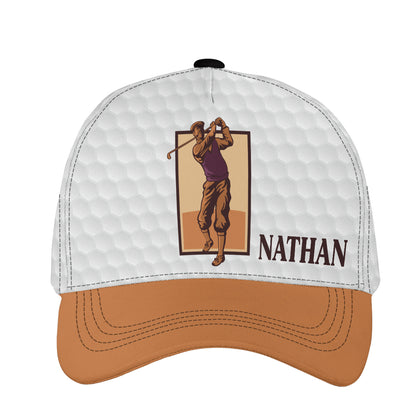 Petthouse | Personalized Name Love Golf Classic Cap Golf Men Hat Gift For Golfers Gift For Athletes Sport Outfit Team