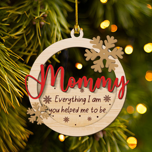 Petthouse | Personalized Christmas Wood Ornament, Friends Christmas Ornaments, Wooden Christmas Tree Decor