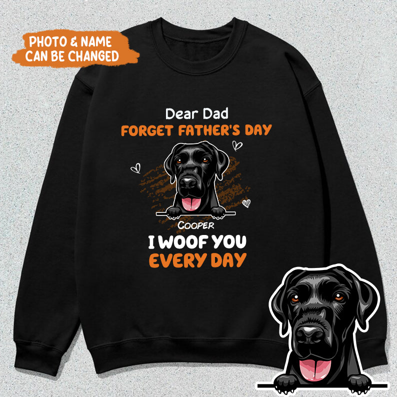 Petthouse | Personalized Dog Dear Dad Forget Father's Day Shirt, Dog Dad Novelty Shirt, Dog Owner Gifts