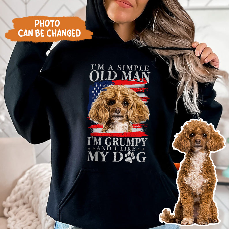 Petthouse | Personalized Dog I'm An Old Man With My Dog Shirt, Father's Day For Dog Dad Dog Owner