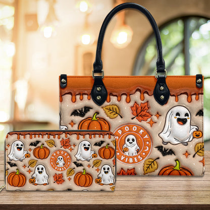 Petthouse | Ghost Halloween Handbag Wallet, Cute Ghost Bags, Trick Or Treat Halloween Bags, Spooky Fashion Accessory