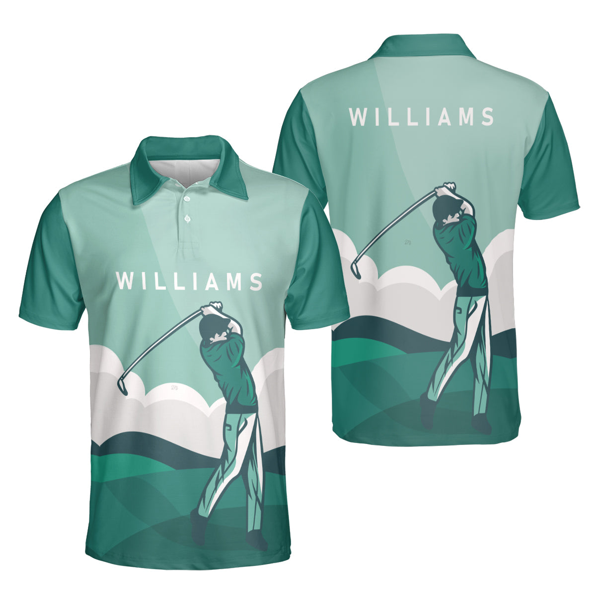 Petthouse | Customized Name Golfer Polo Shirt Love Golf Sport Shirt Mens Polo Short Sleeve Shirt Golf Players Gift Idea