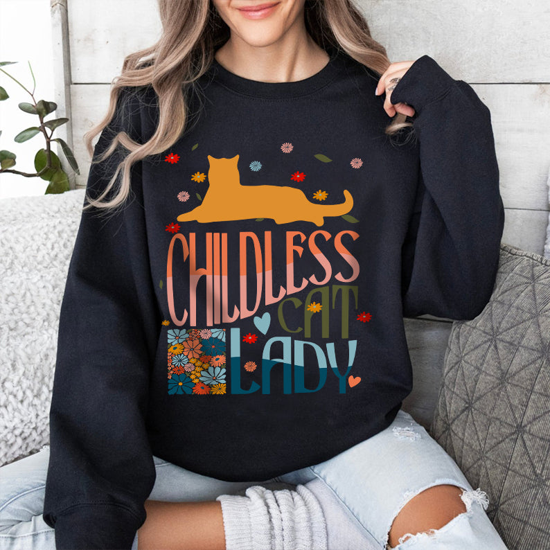 Petthouse | Childless Cat Lady Shirt, Madam Power, Girl Power 2024, Childless Cat Ladies Social Club