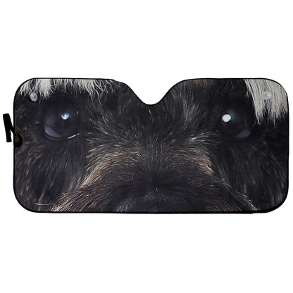 Petthouse | Schnauzer Dog Windshield Sunshade Cute Pet Car Accessories Dog Owners Gift Parents Gift