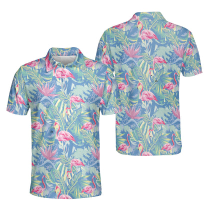 Petthouse | Customized Picture Flamingo Hawaiian Shirt For Men Tropical Trends Men Shirts Flamingo Summer Dad Gift