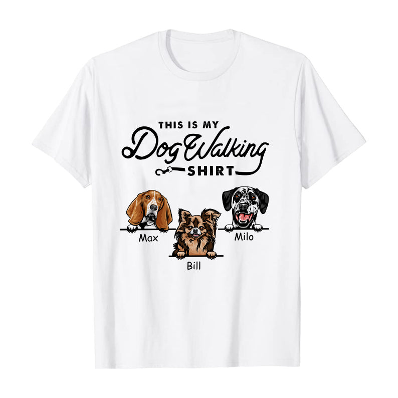 Petthouse | Custom Dog This Is My Dog Walking Shirt, Father's Day Gift, Dog Dad Unisex Shirt