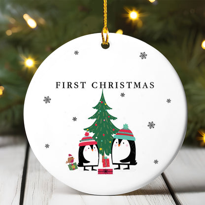 Petthouse | Personalized Baby's First Christmas Ornament 2024, First Christmas Ornament, Christmas Tree