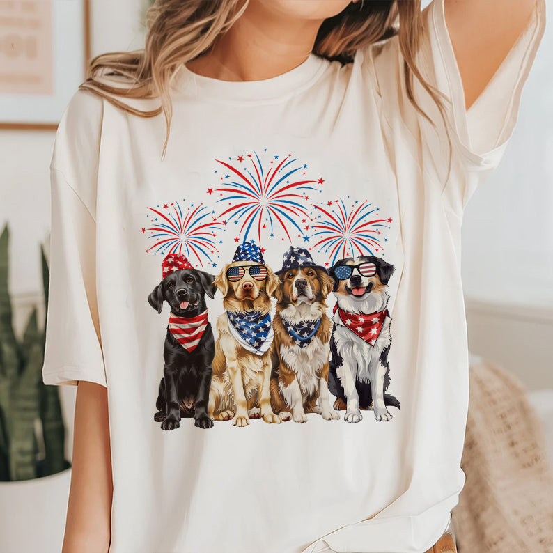 Petthouse | 4th Of July Dog Shirt, Dog Lover Gift, Fourth Of July Dog, Independence Day Shirt