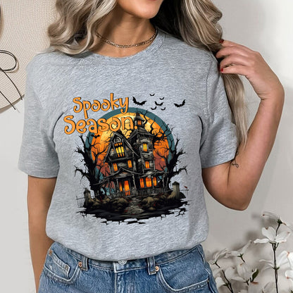 Petthouse | Halloween Spooky Season Shirt, Spooky House Shirt For Mom, Fall Halloween Shirt